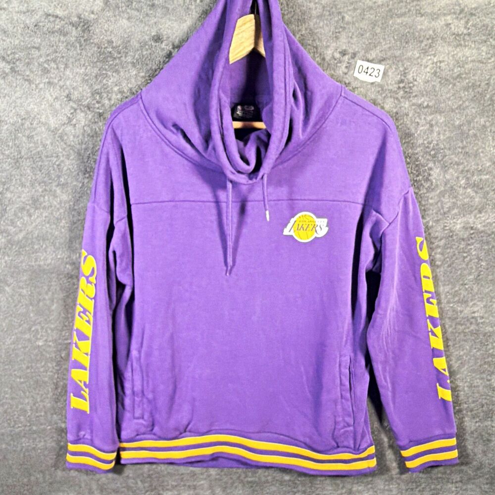 Ultra Game Los Angeles Lakers NBA Hoodie Purple/Yellow Size L